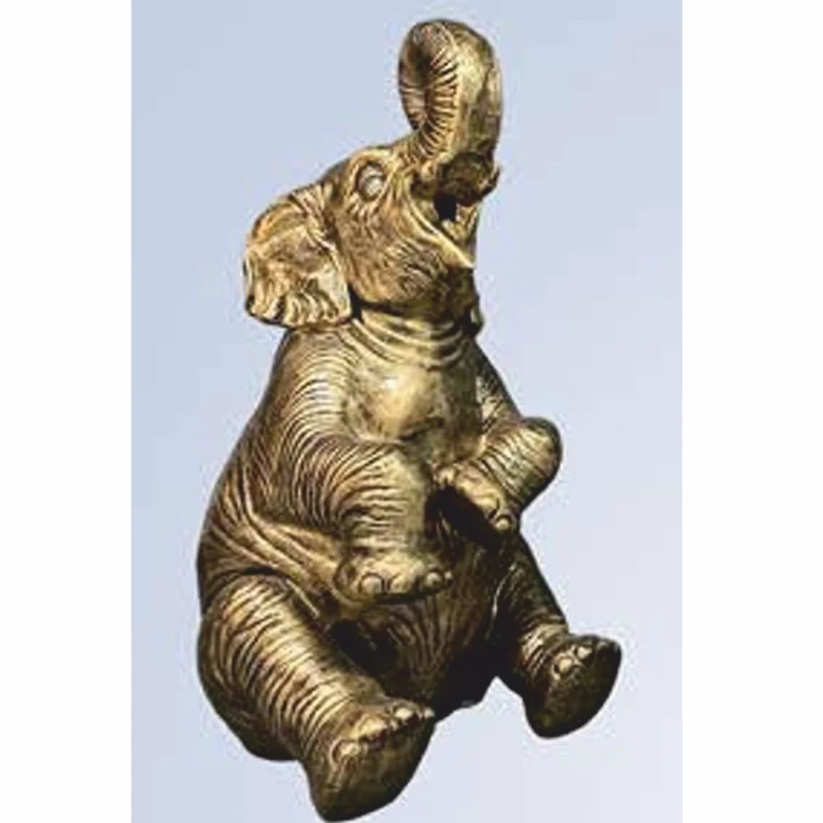 Casa Padrino escultura decorativa elefante oro antiguo Al. 73 cm - Figura decorativa
