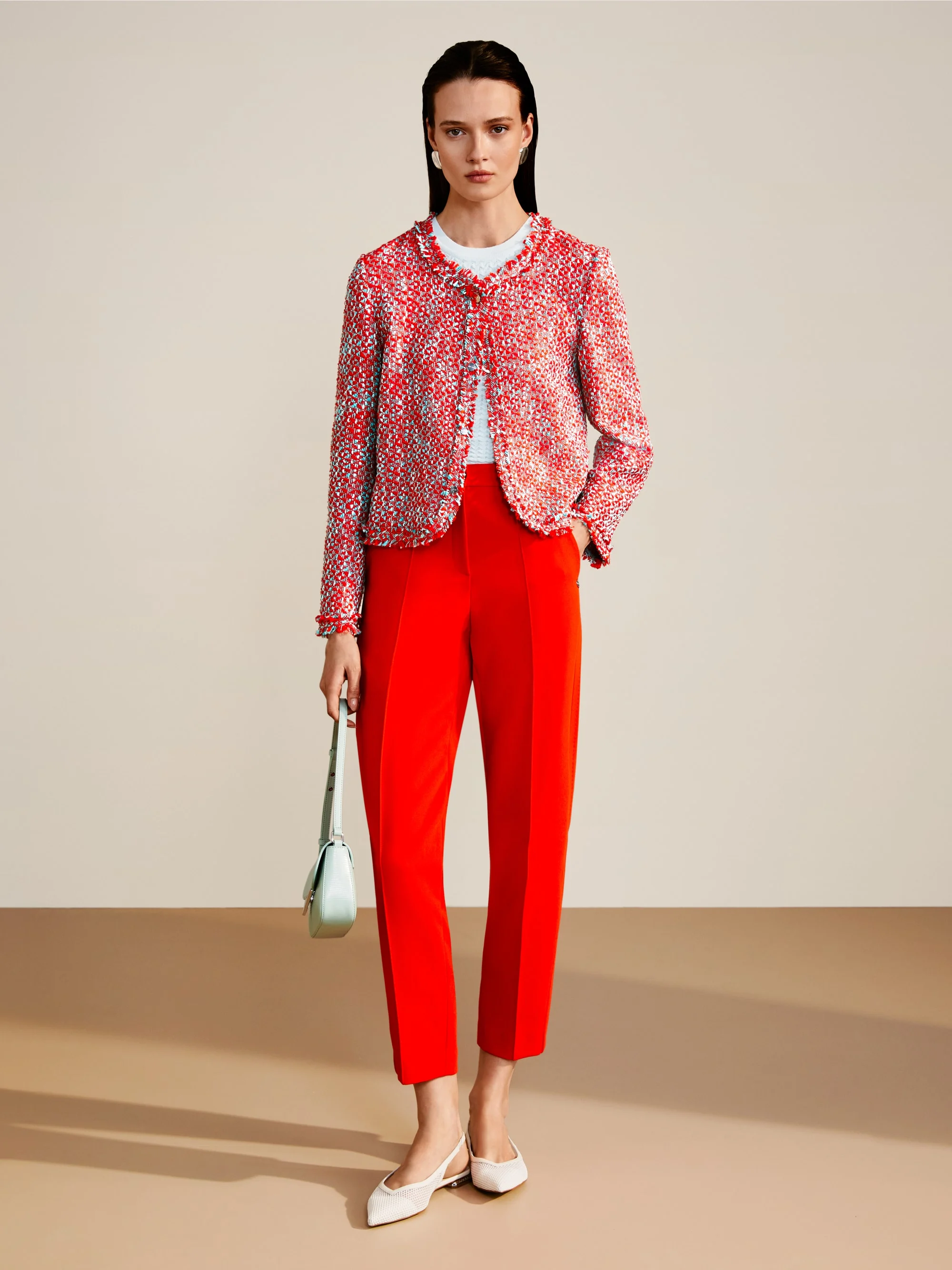 Marc-Cain Bolero in melé - 100% cotton