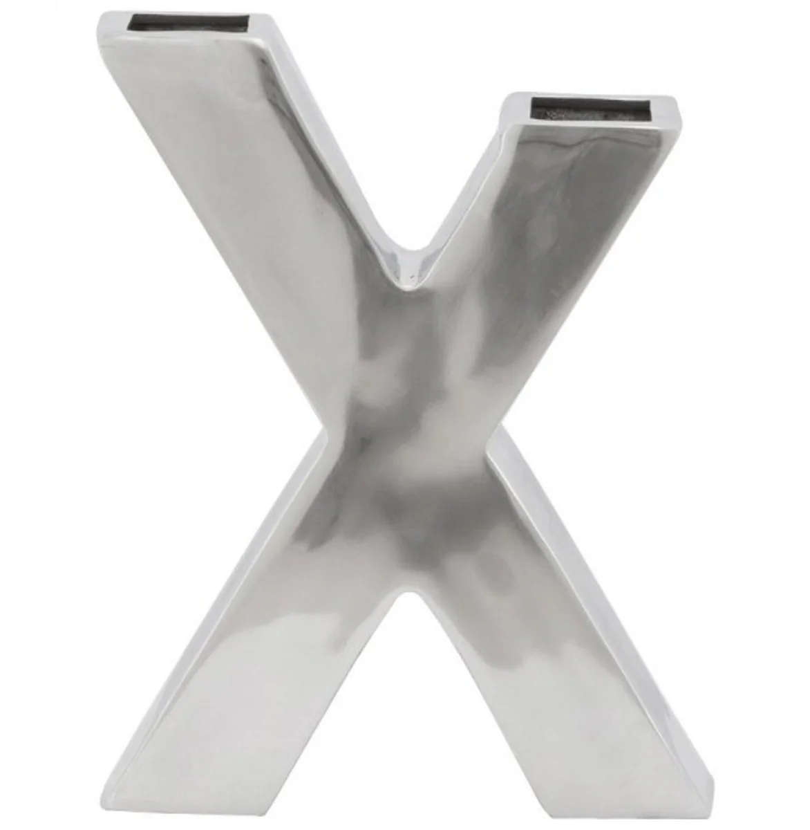 Casa Padrino Designer Vase X polished aluminum