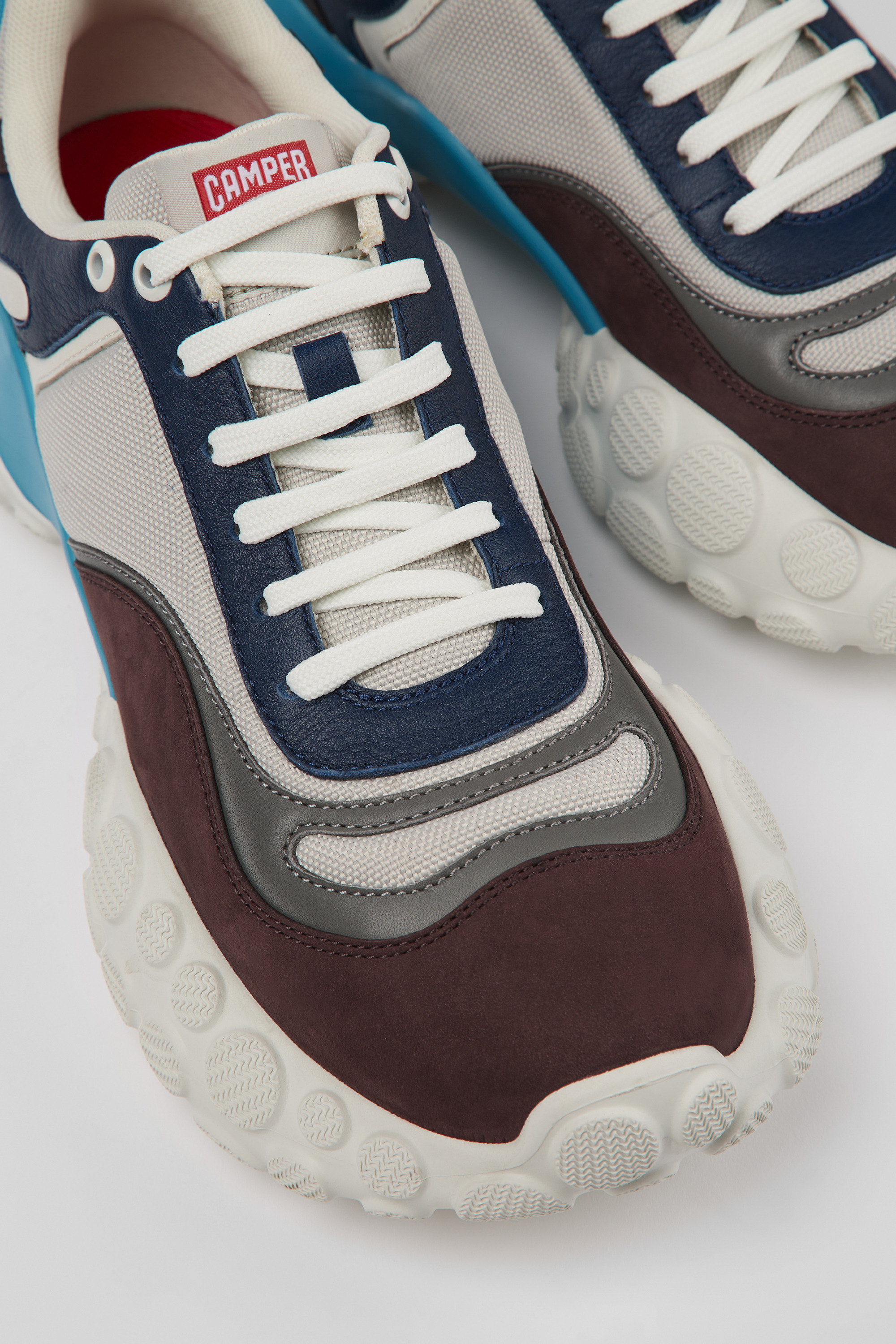 Pelotas Mars - Multicolored textile and nubuck sneakers for men