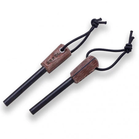 Joker BS9 Campero Canvas Micarta con ferrocerio - Cuchillo de supervivencia y bushcraft