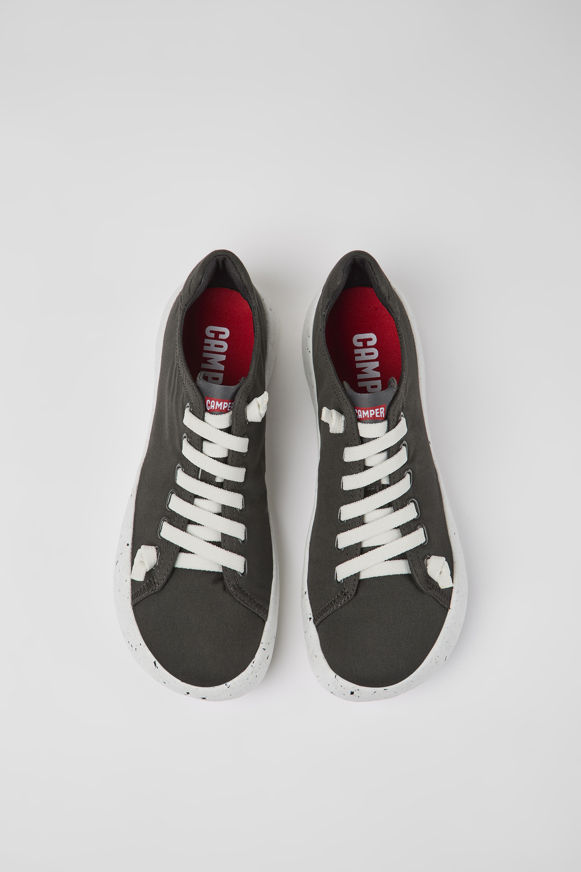 Peu Stadium - Gray textile sneakers for men