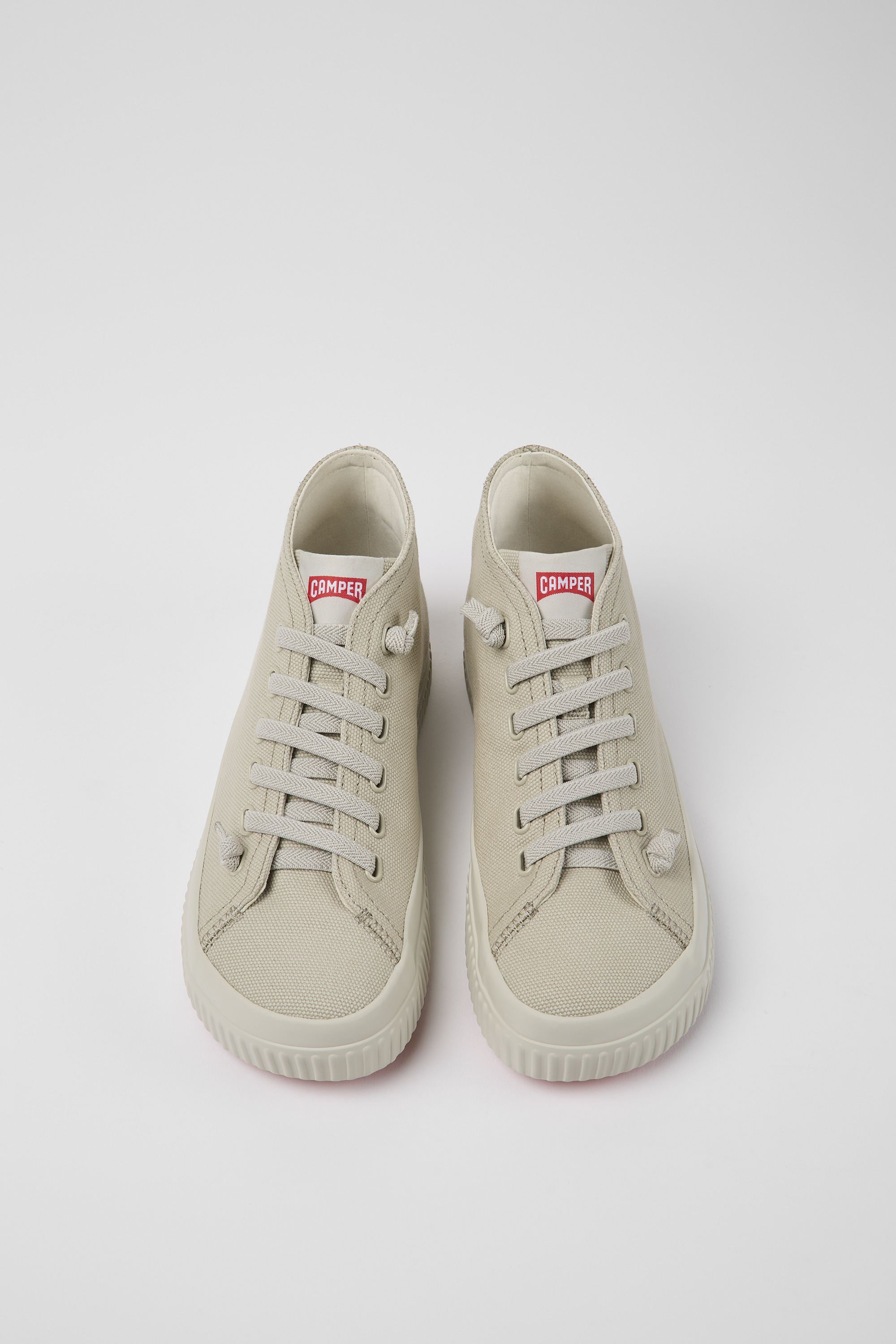 Peu Roda - Gray recycled cotton sneakers for women