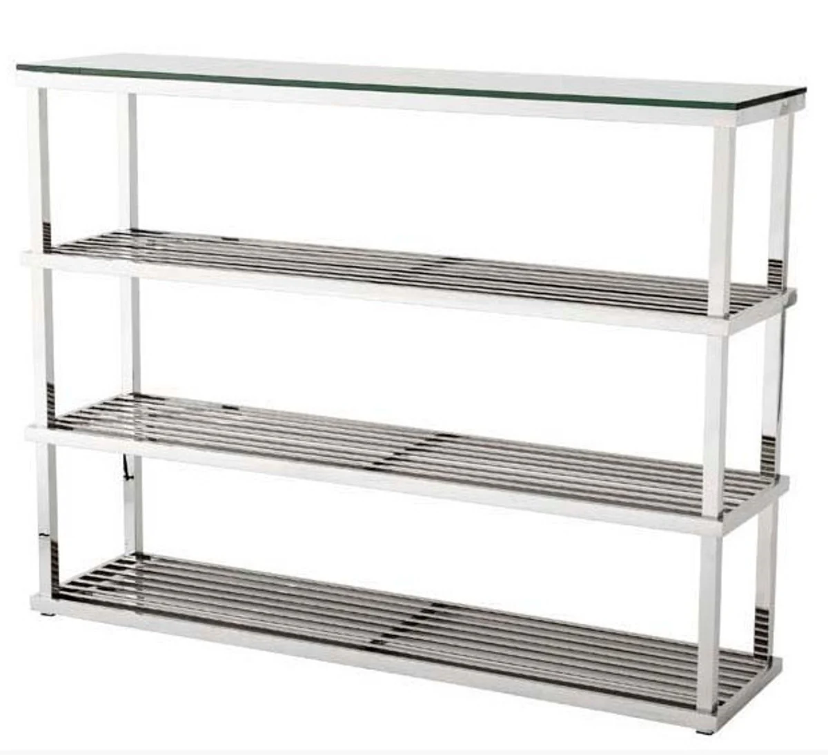 Casa Padrino luxury cabinet shelf 5 Stars Chrome - Shelving Cabinet Cabinet - Hotel Furniture