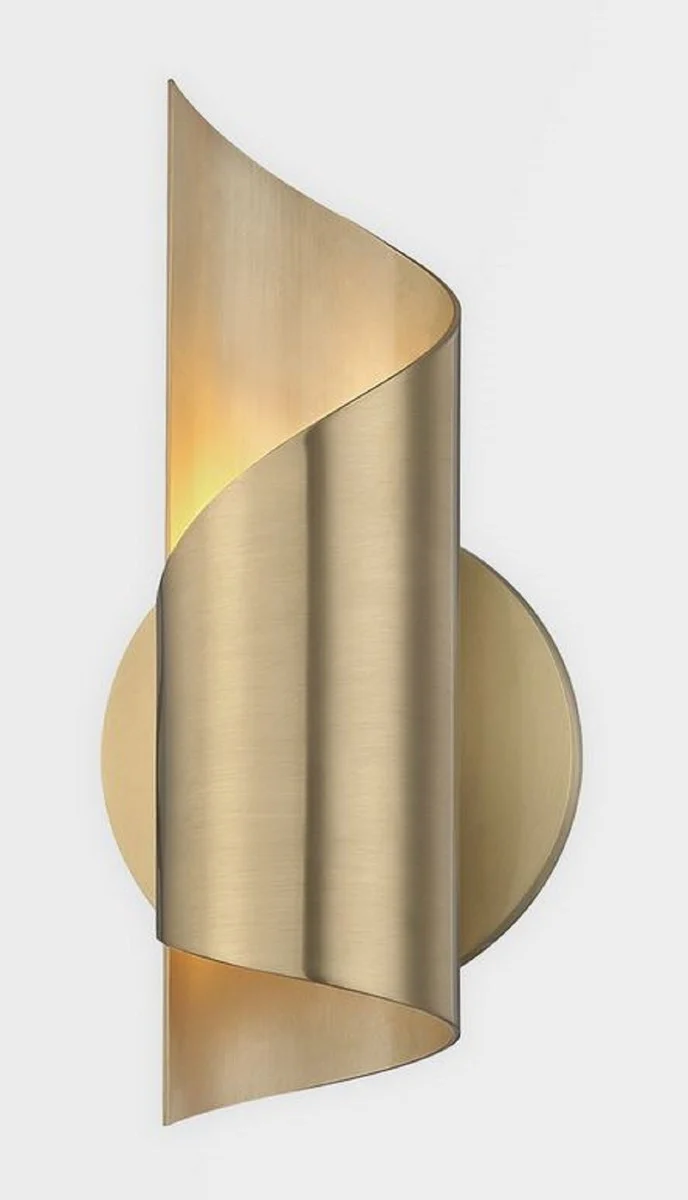 Casa Padrino l¨¢mpara de pared LED de lujo lat¨®n antiguo A. 24,77 cm