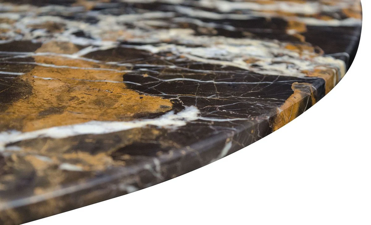 Casa Padrino mesa auxiliar de lujo negro 50 x H. 60 cm - Mobiliario de Sala de Estar