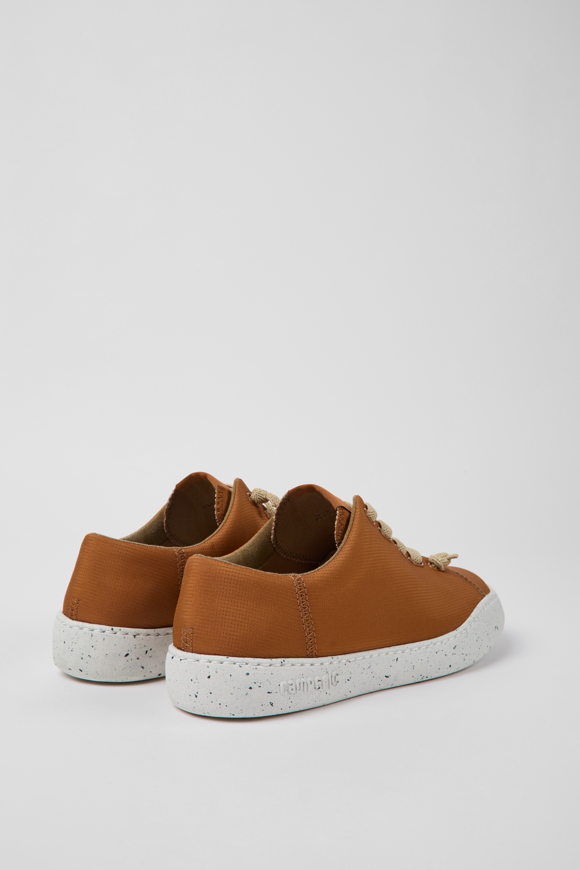 Peu Touring - Brown textile sneakers for women