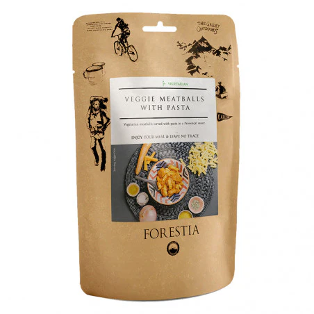Pouch 350 g Forestia - Albóndigas vegetales con pasta