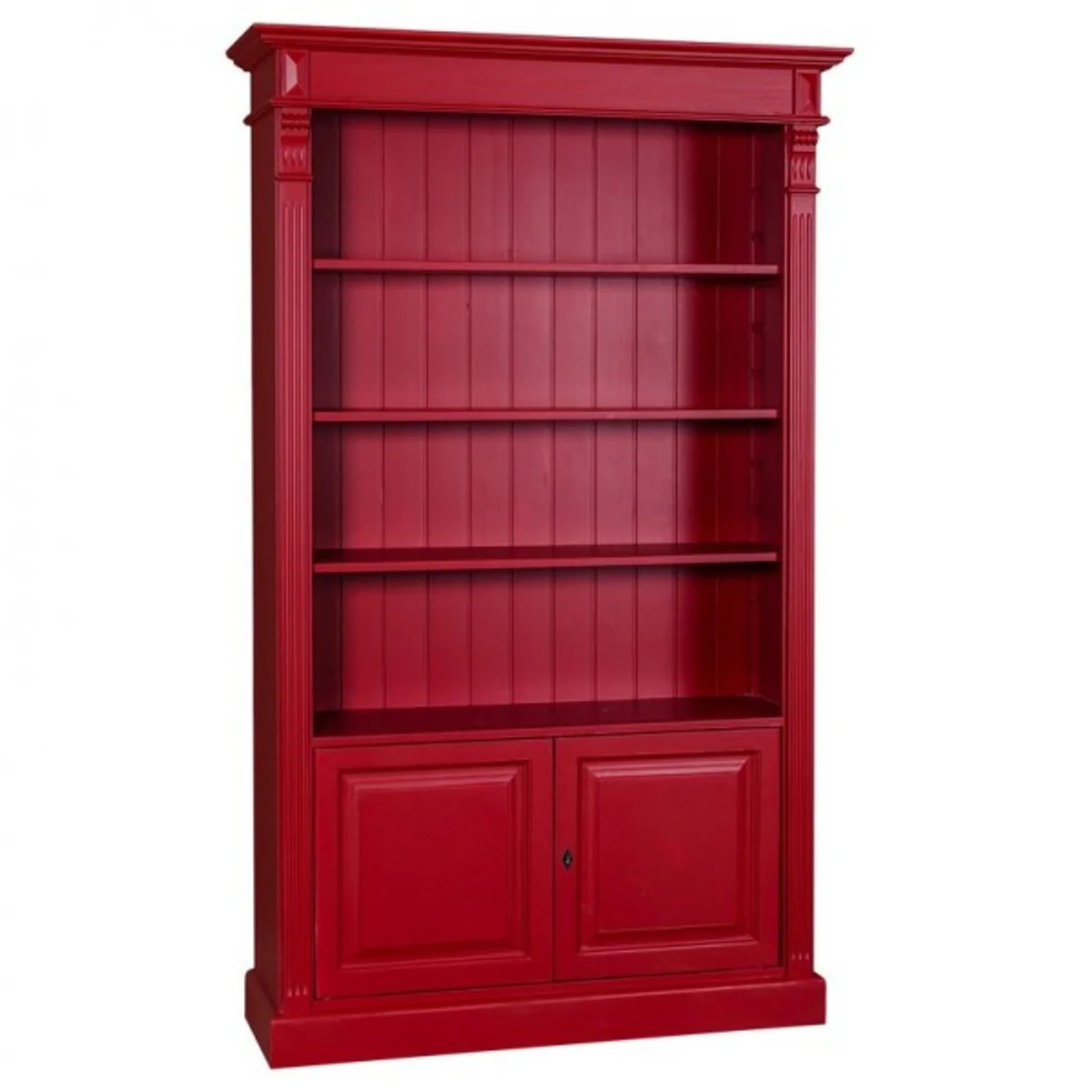 Casa Padrino Country House bookcase B 109 x H 210 cm bookcase shelving cabinet - Art Deco Art Nouveau Hotel Solid wood furniture