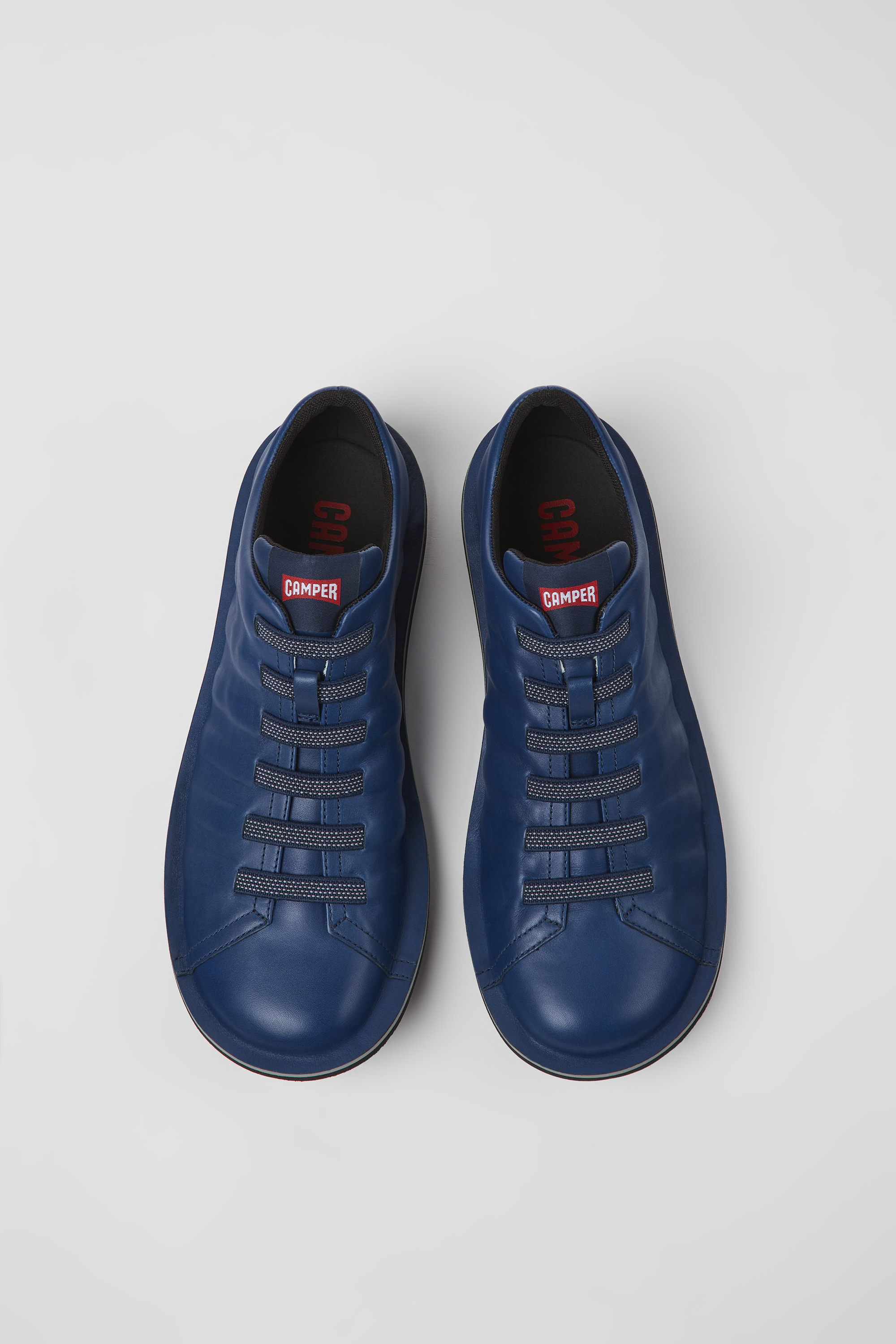 Beetle - Blue leather shoes for men