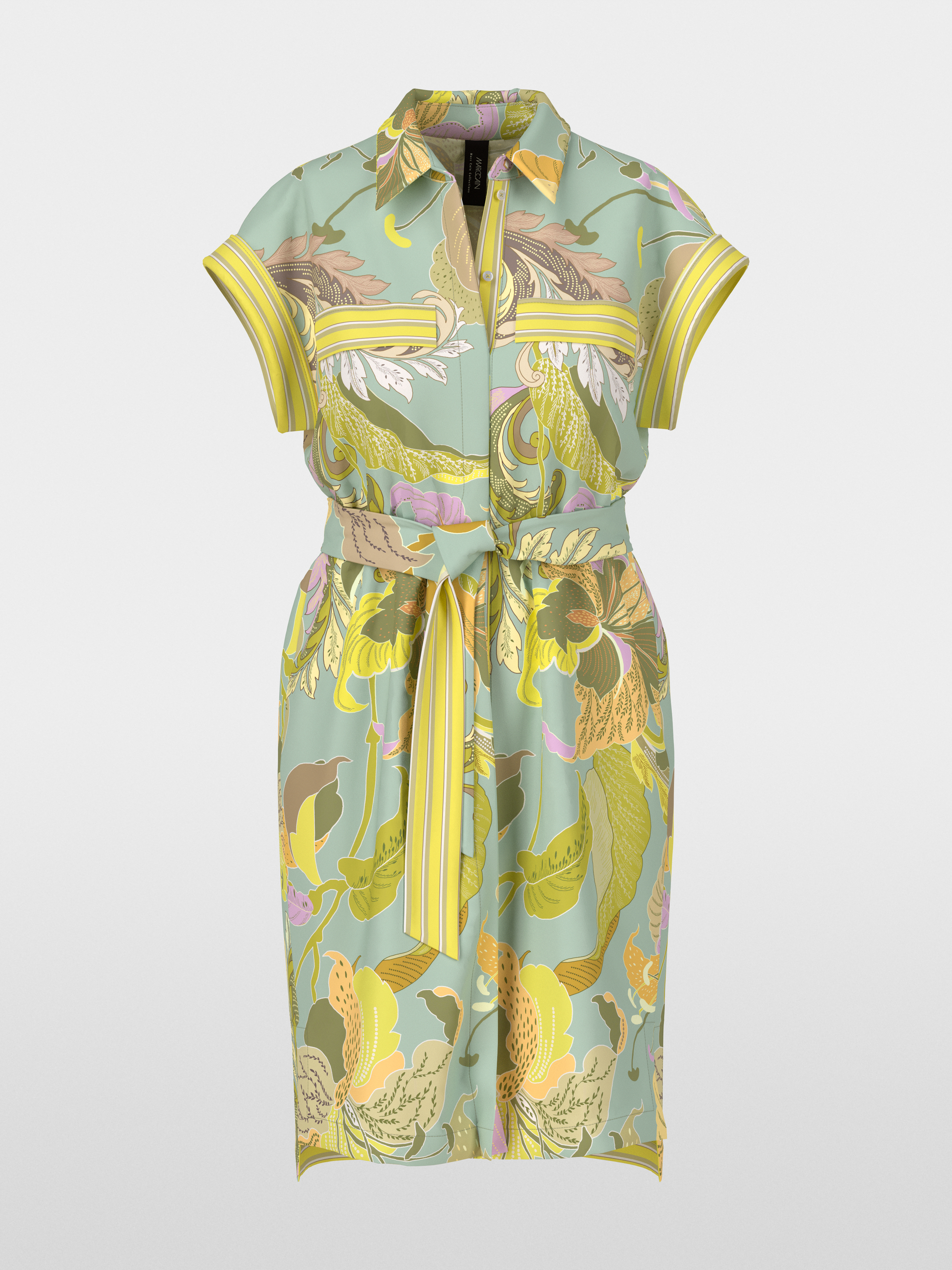 Marc-Cain Short shirt dress in material mix