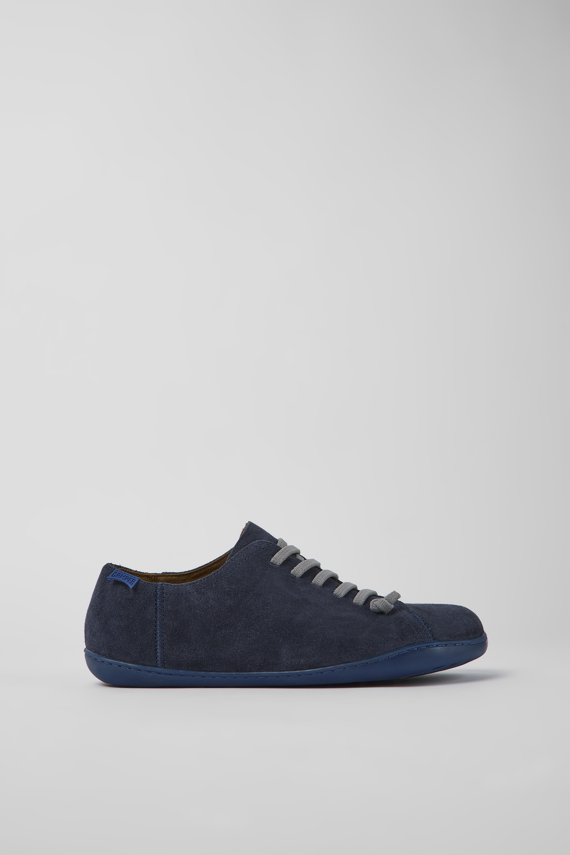 Peu - Blue nubuck shoes for men