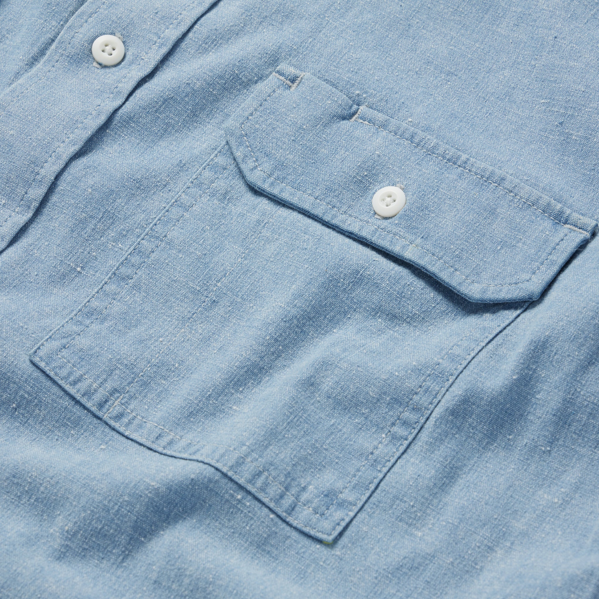The Chore Shirt in Washed Indigo Boss Duck