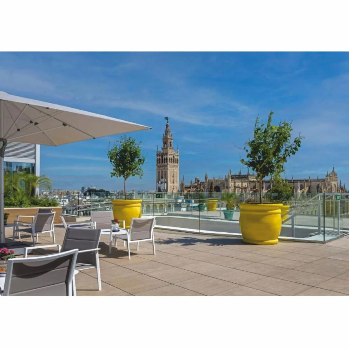 Casa Padrino maceta de cer¨¢mica de lujo amarillo ? 98 x A. 90 cm - Decoraci¨®n de jard¨ªn