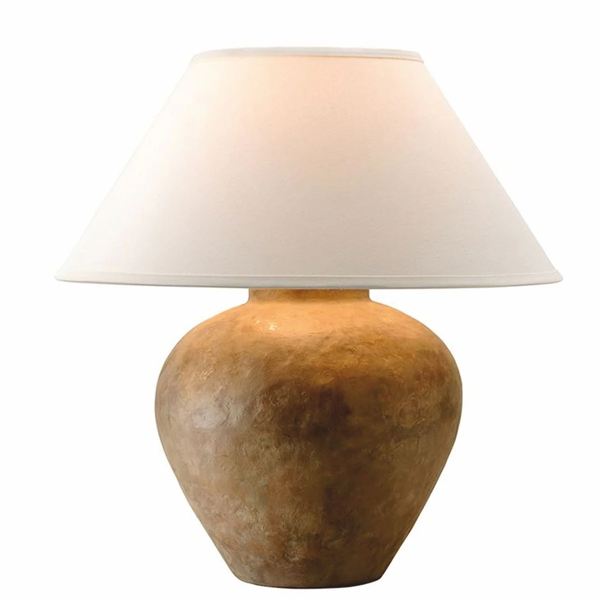 Casa Padrino l¨¢mpara de mesa de lujo marr¨®n / crema blanco A. ??58,5 cm - Luces de lujo