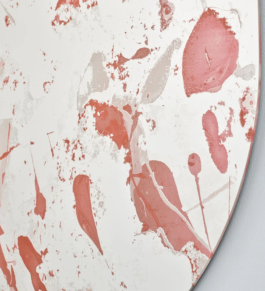 Casa Padrino espejo de pared de dise?o rojo 100 x A. 105 cm - Espejo de dise?o moderno - Colecci¨®n de Lujo