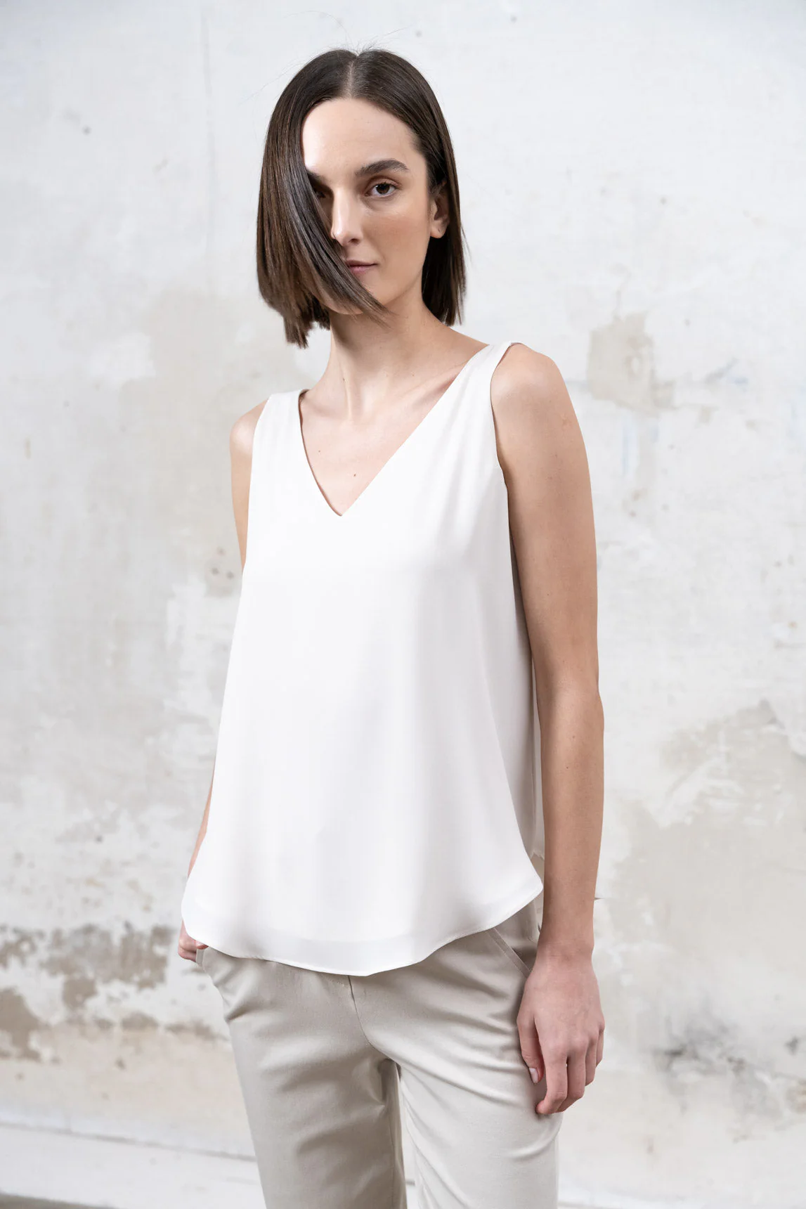 Rivera-spain Top Brest crudo