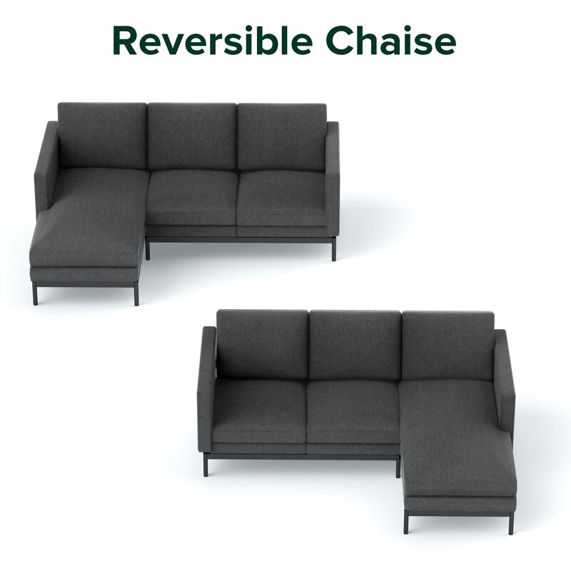 77��� Wide Reversible Sofa & Chaise