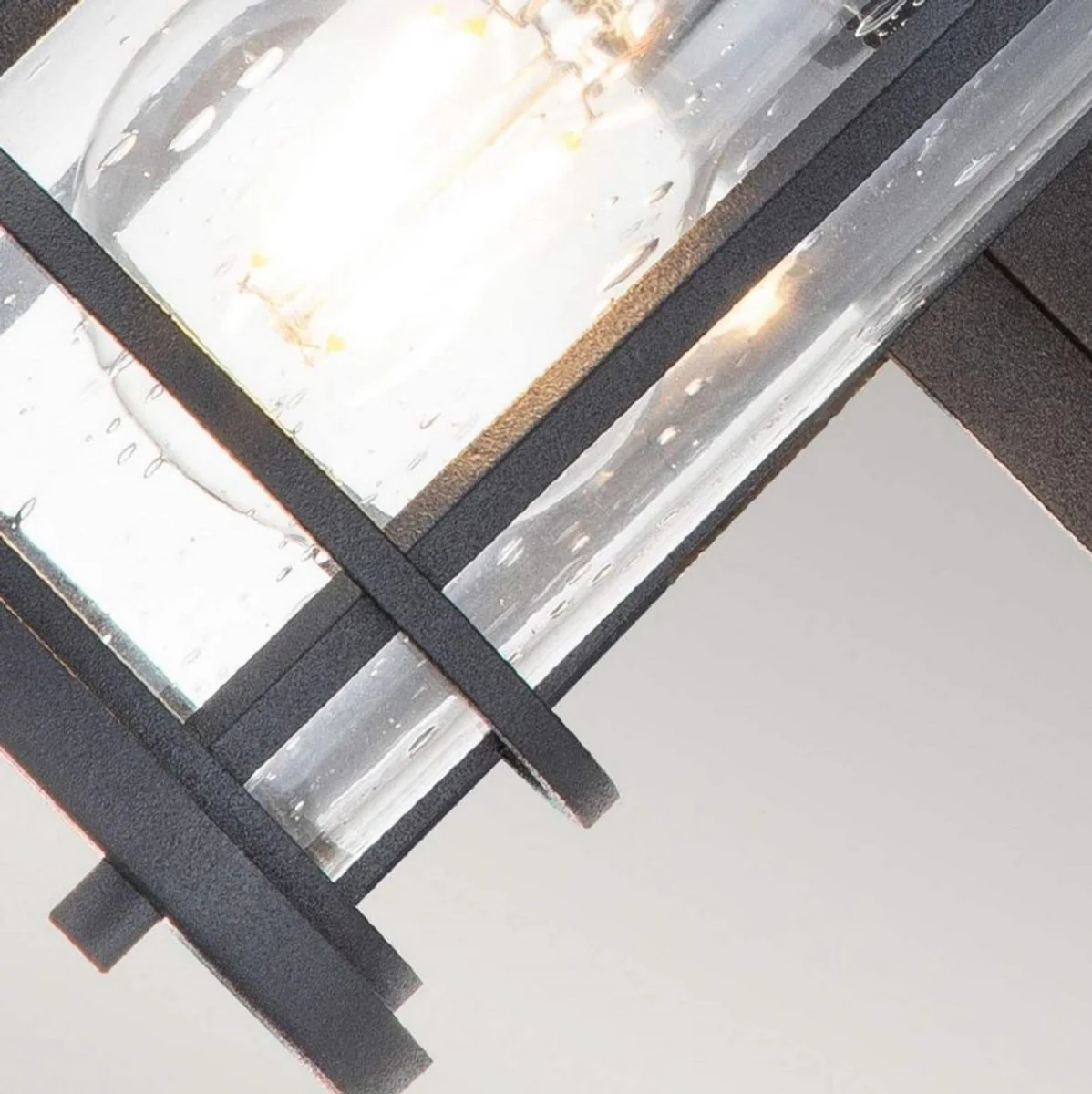 Casa Padrino l¨¢mpara de pared de exterior de lujo negro A. 29,2 cm - Iluminaci¨®n exterior de lujo