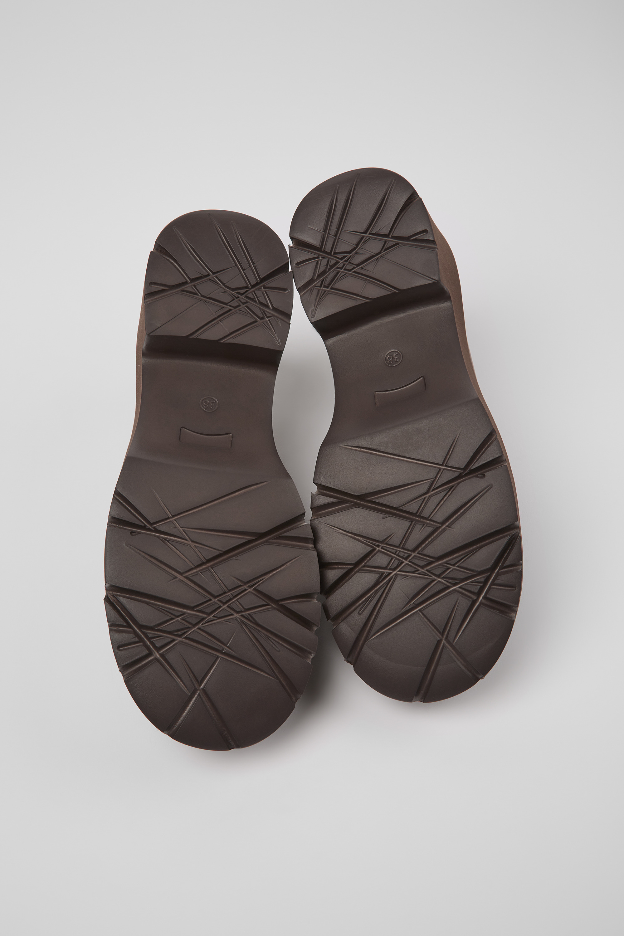 Milah - Burgundy leather loafers for women