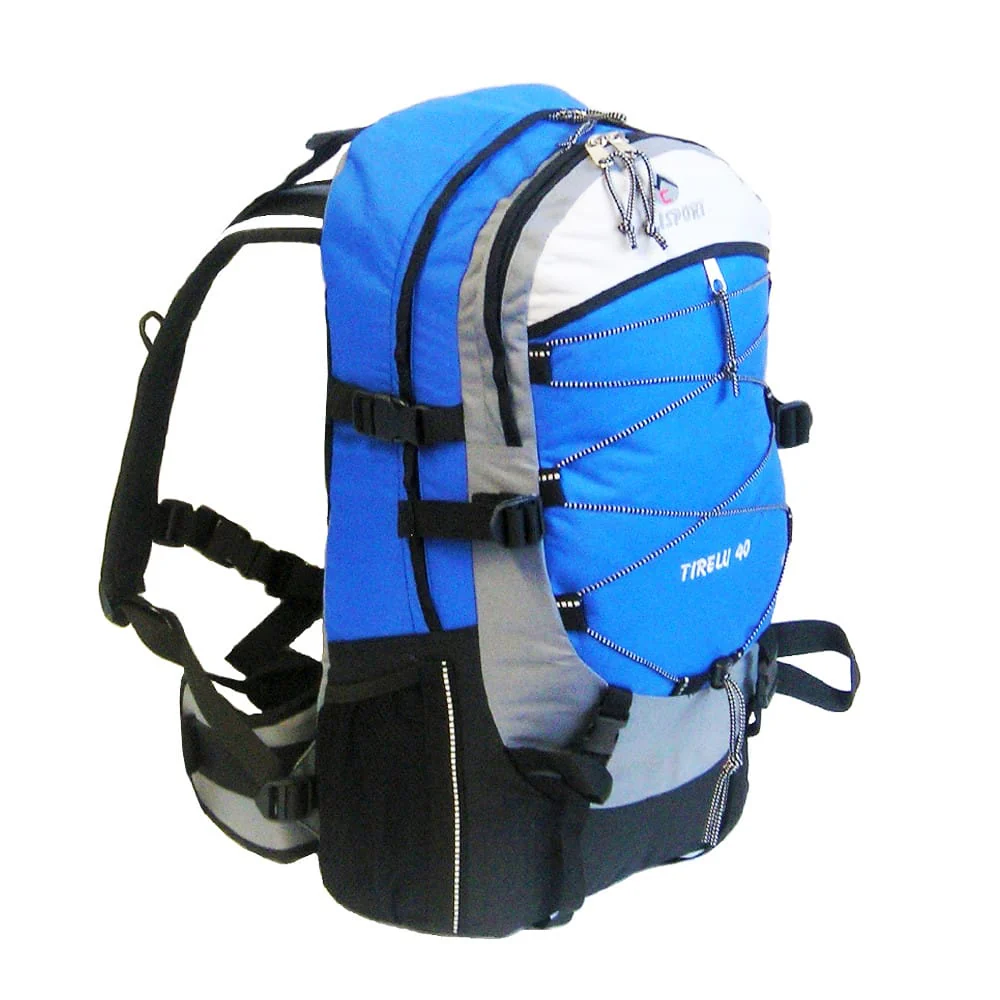 Mochila de trekking Clisport TIRELU 40L azul