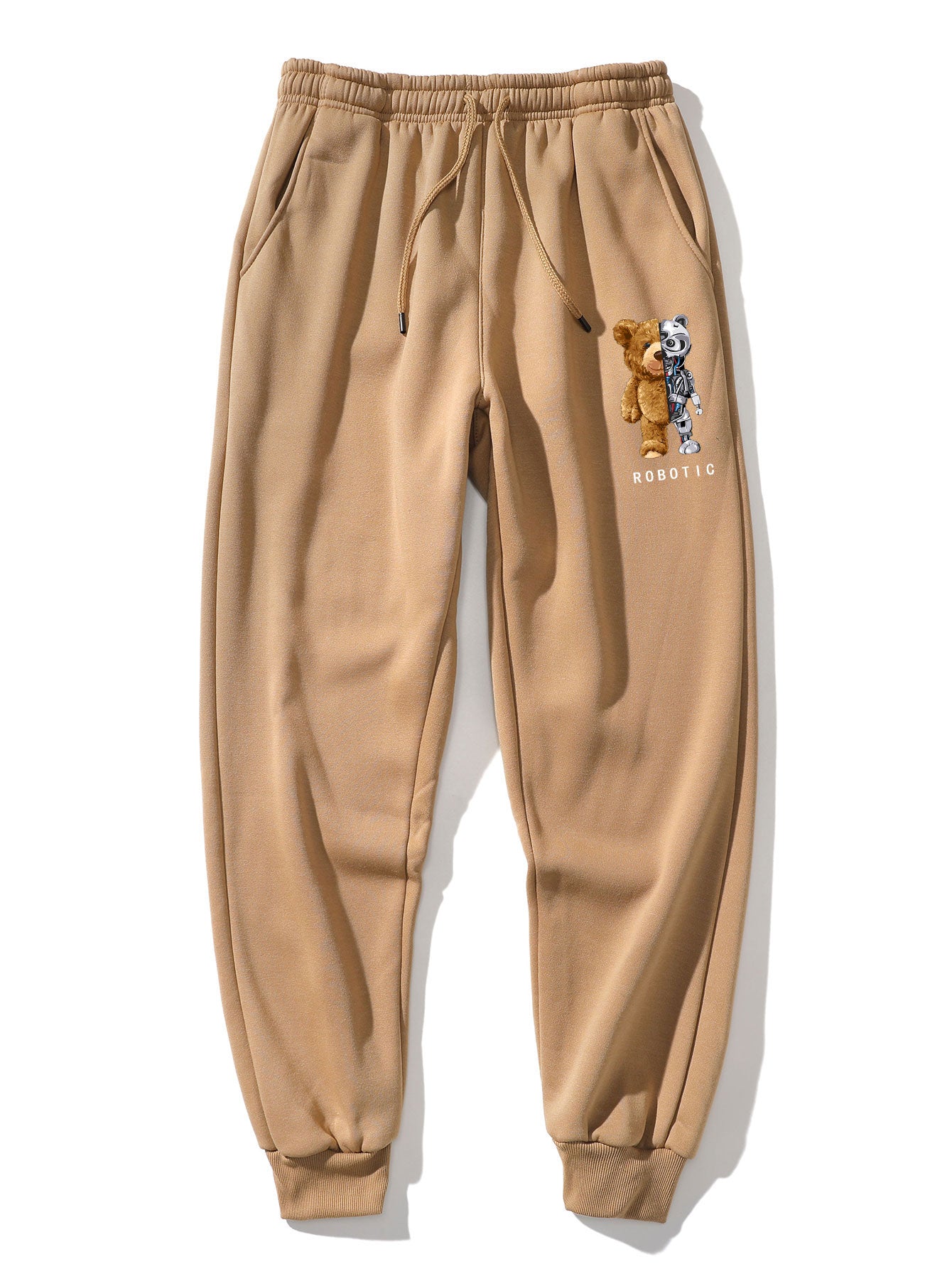 Robot Bear Graphic Hoodies & Jogger Pants