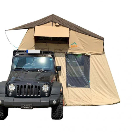 Domin Go! Camper DMG 185 marrón - Tienda de techo para coche