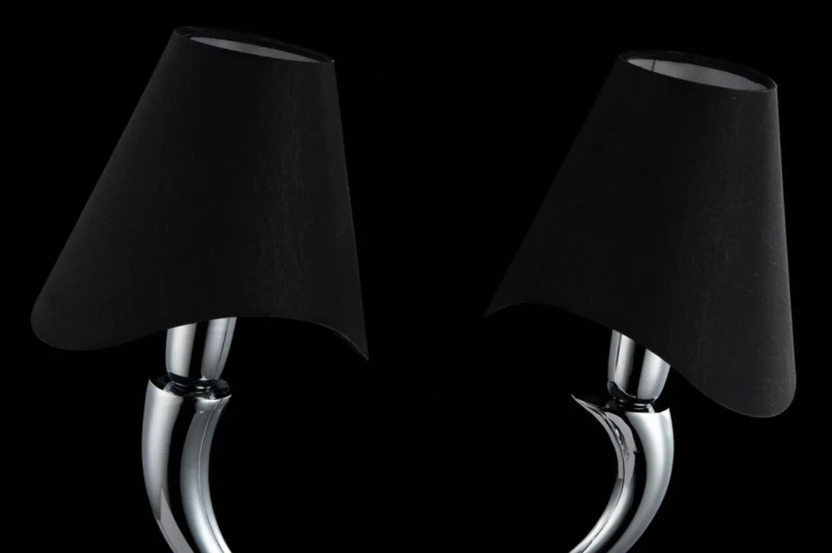 Casa Padrino lámpara de mesa de lujo plata 37 x 17 x H. 46 cm - Muebles de Hotel de Diseño