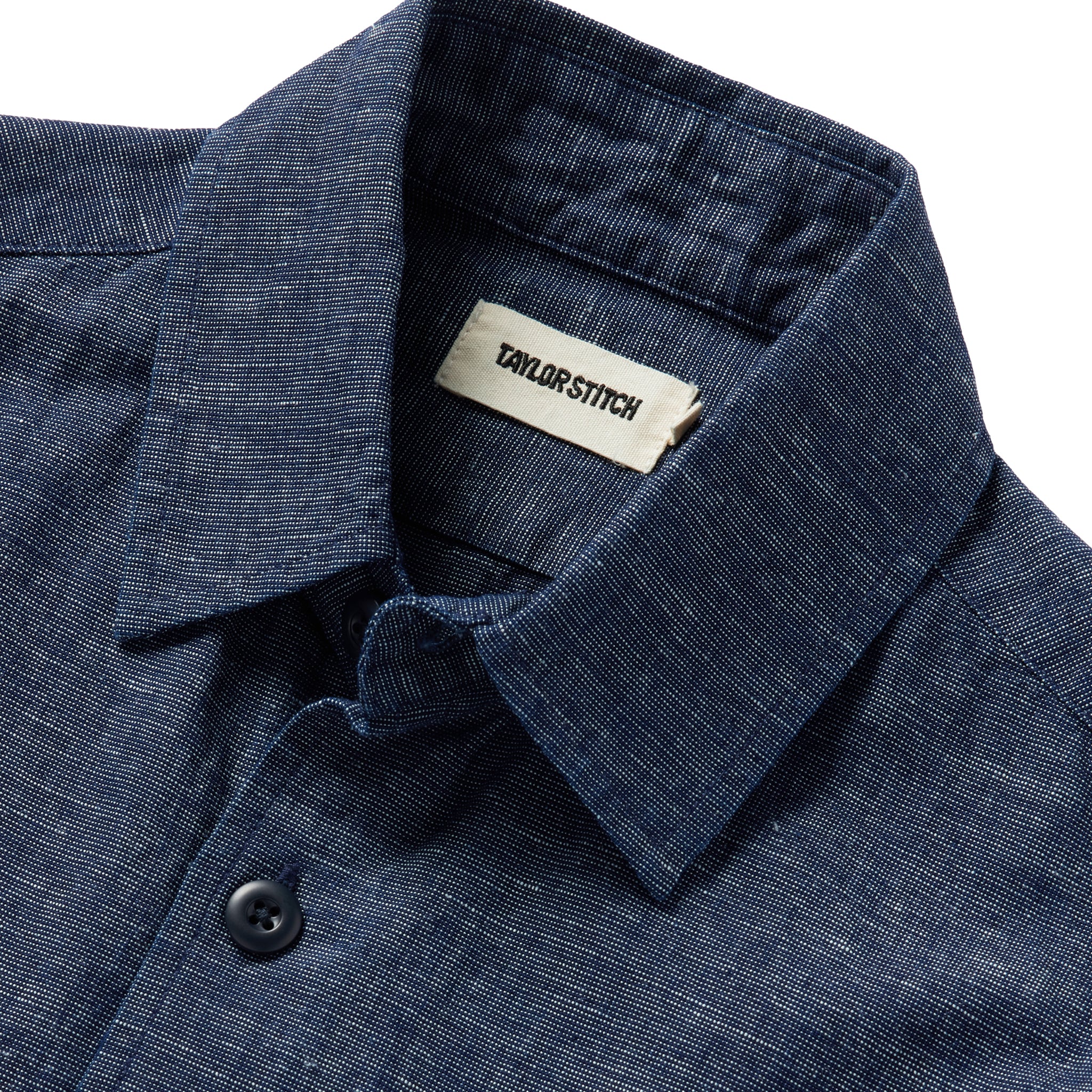 The Point Shirt in Indigo Slub