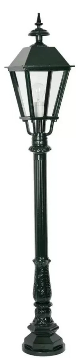 Casa Padrino linterna de jardín barroco 22 x 22 x A. 142 cm - Varios Colores - Lámpara de pie exterior elegante - Iluminación exterior nostálgica