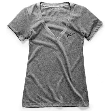 CAMISETA ALPINESTARS AGELESS V-NECK MUJER GRIS