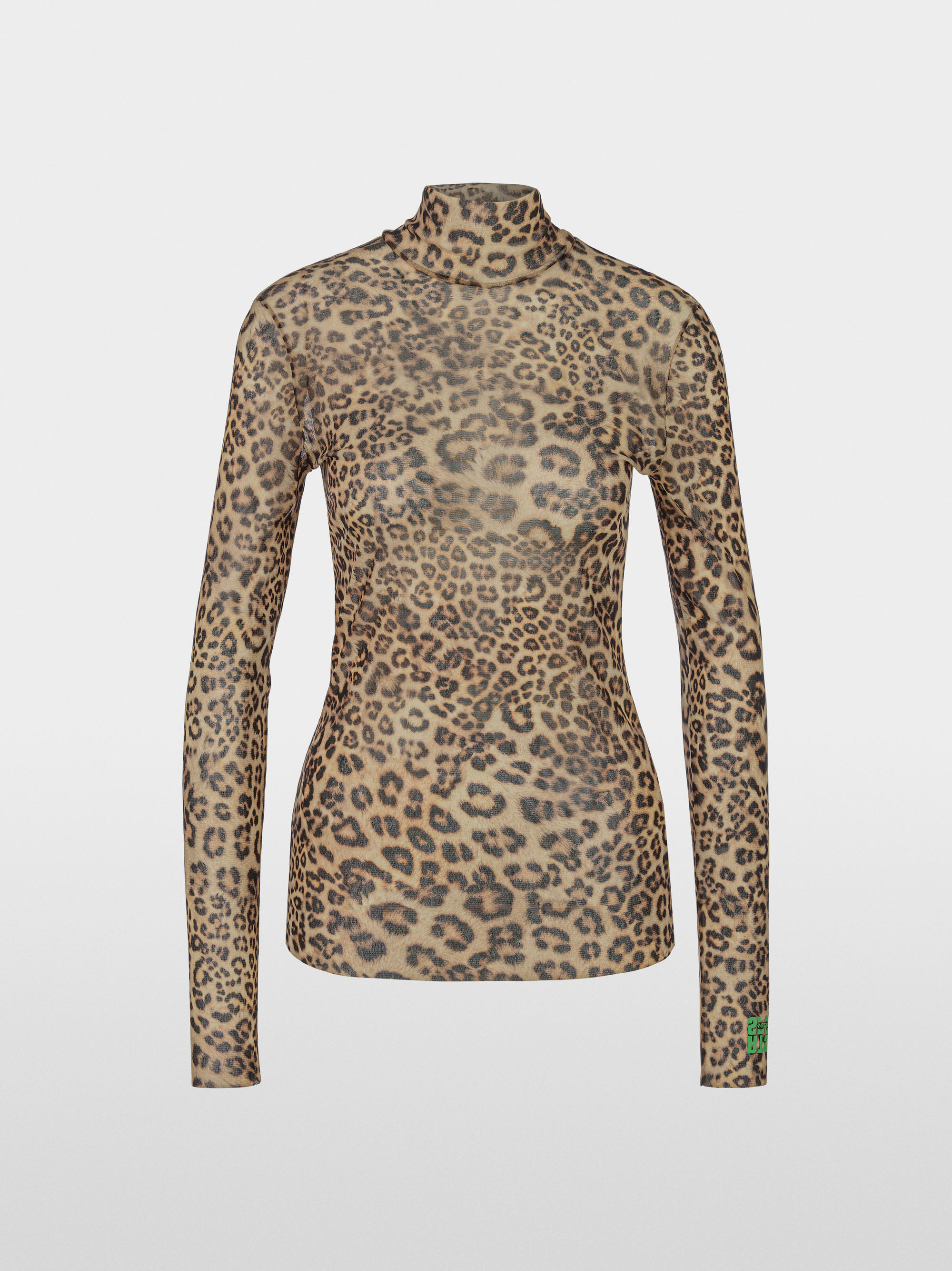 Marc-Cain Leopard long sleeve in mesh