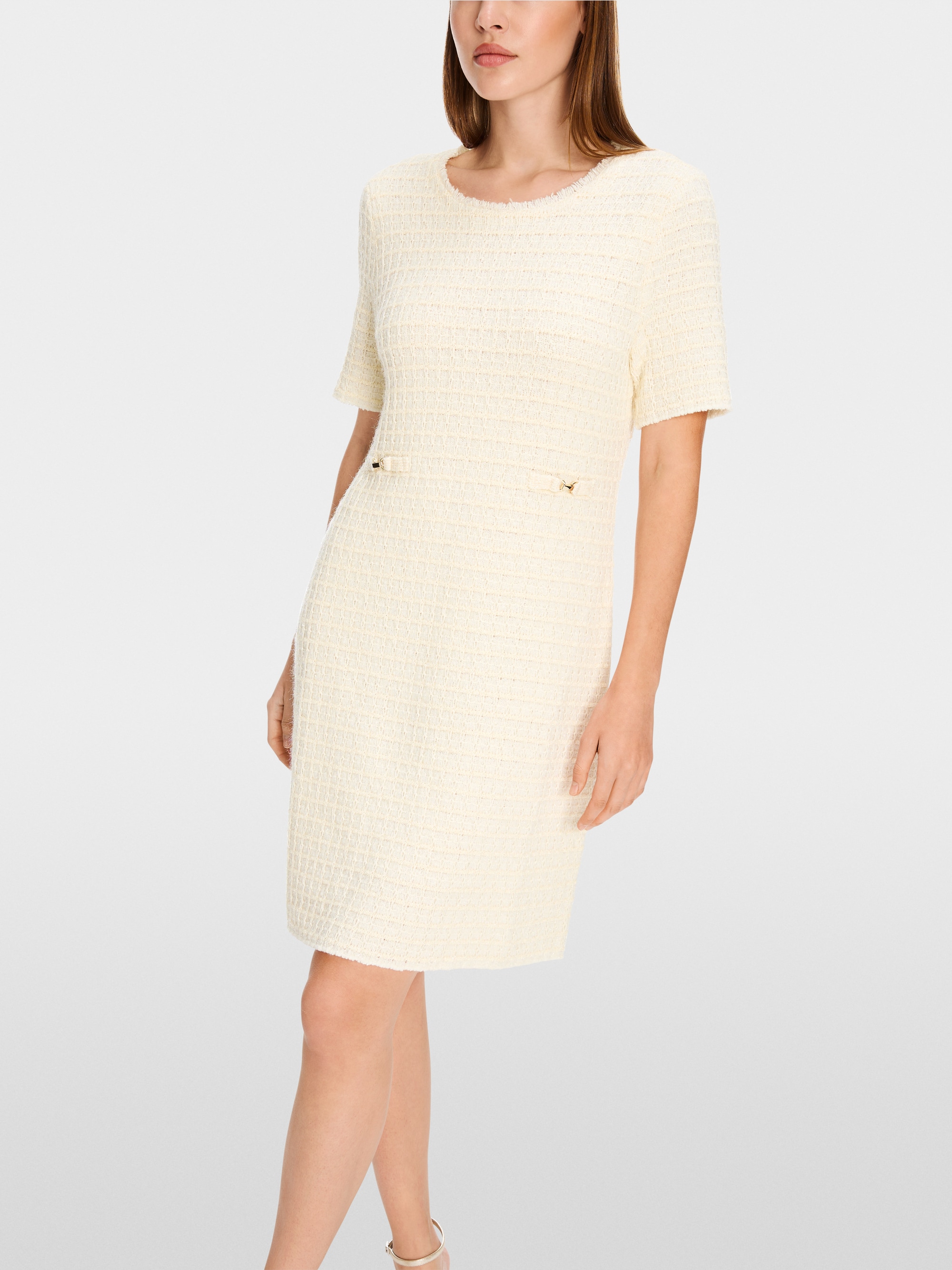 Marc-Cain Short sleeve dress: Knitted in Germany