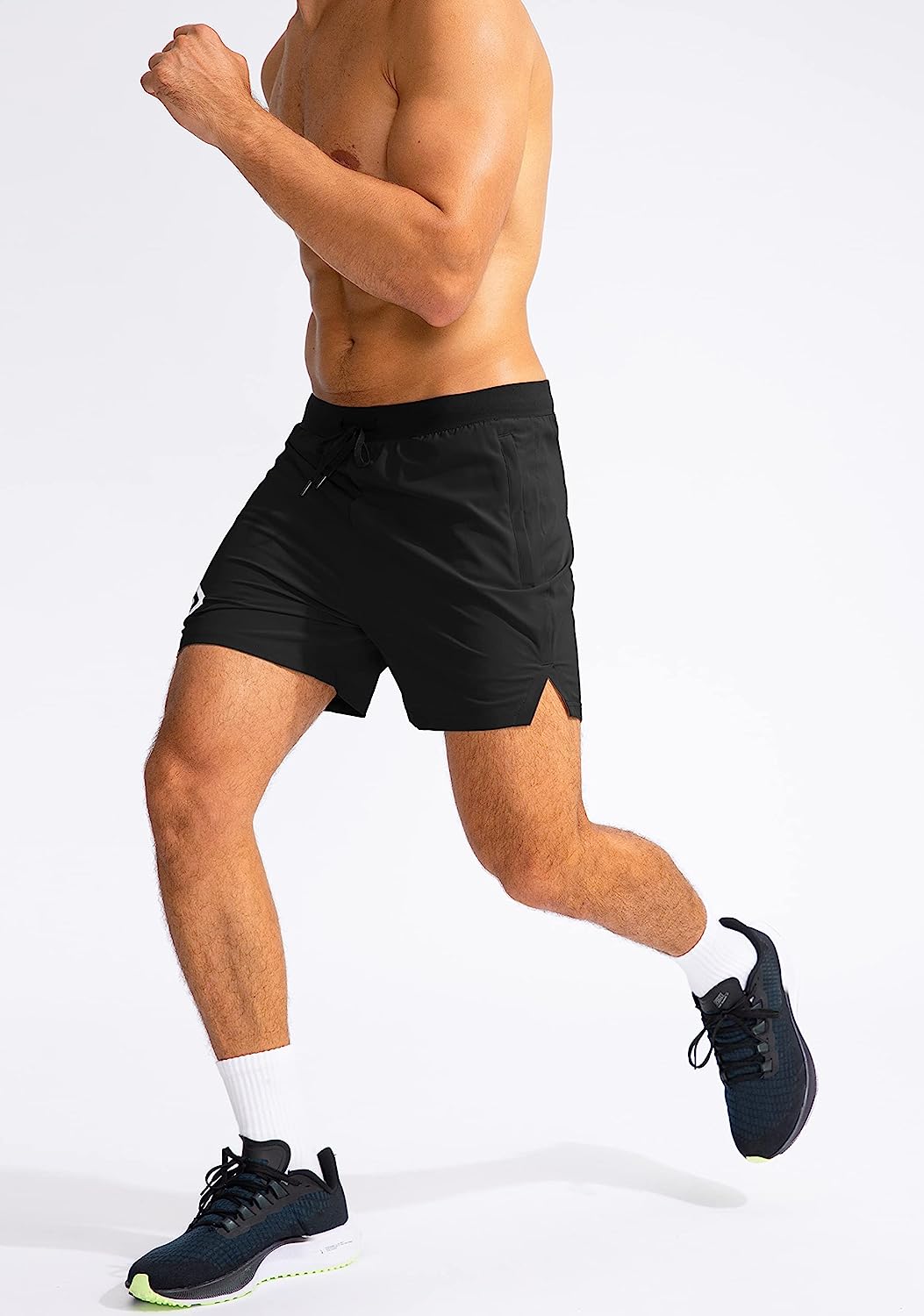 Men's Workout Running Shorts 5 Inch Lightweight Quick Dry Soccer Gym Athletic Shorts for Men with 3 Pockets