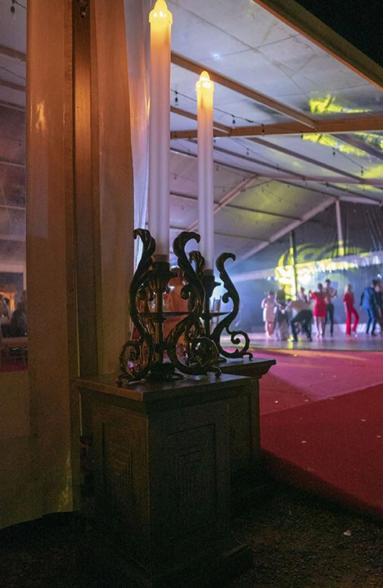 Casa Padrino l¨¢mpara de jard¨ªn barroco bronce antiguo / blanco A. 219,5 cm - L¨¢mpara de pie de exterior de estilo barroco