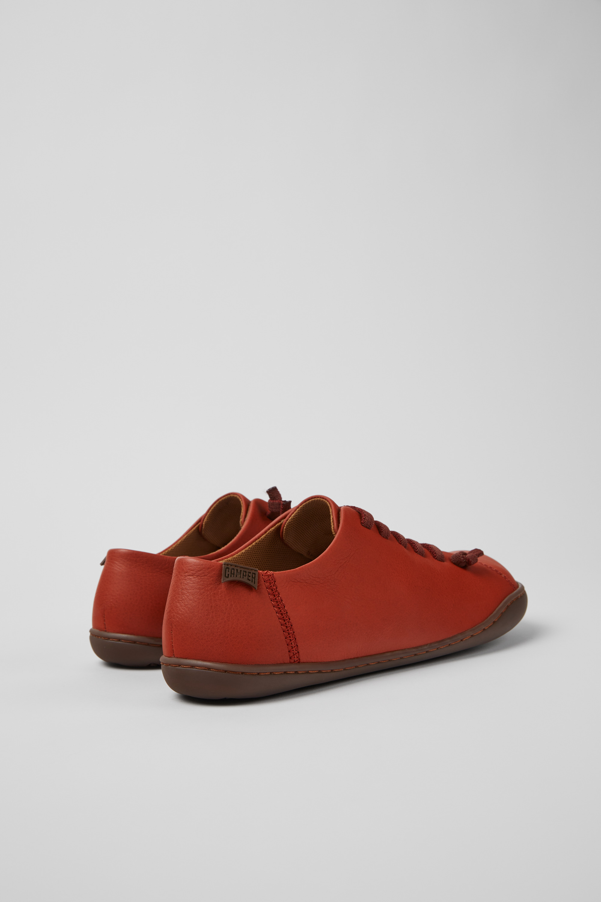 Peu - Red leather shoes for women