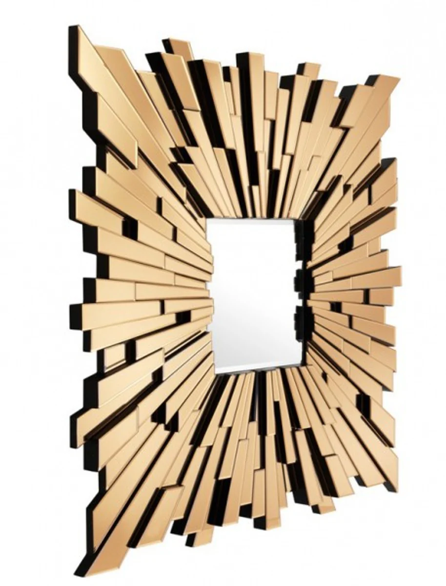 Casa Padrino Luxury Design wall mirror Gold B 120 x H 120 cm - Art Deco Luxury Hotel Collection