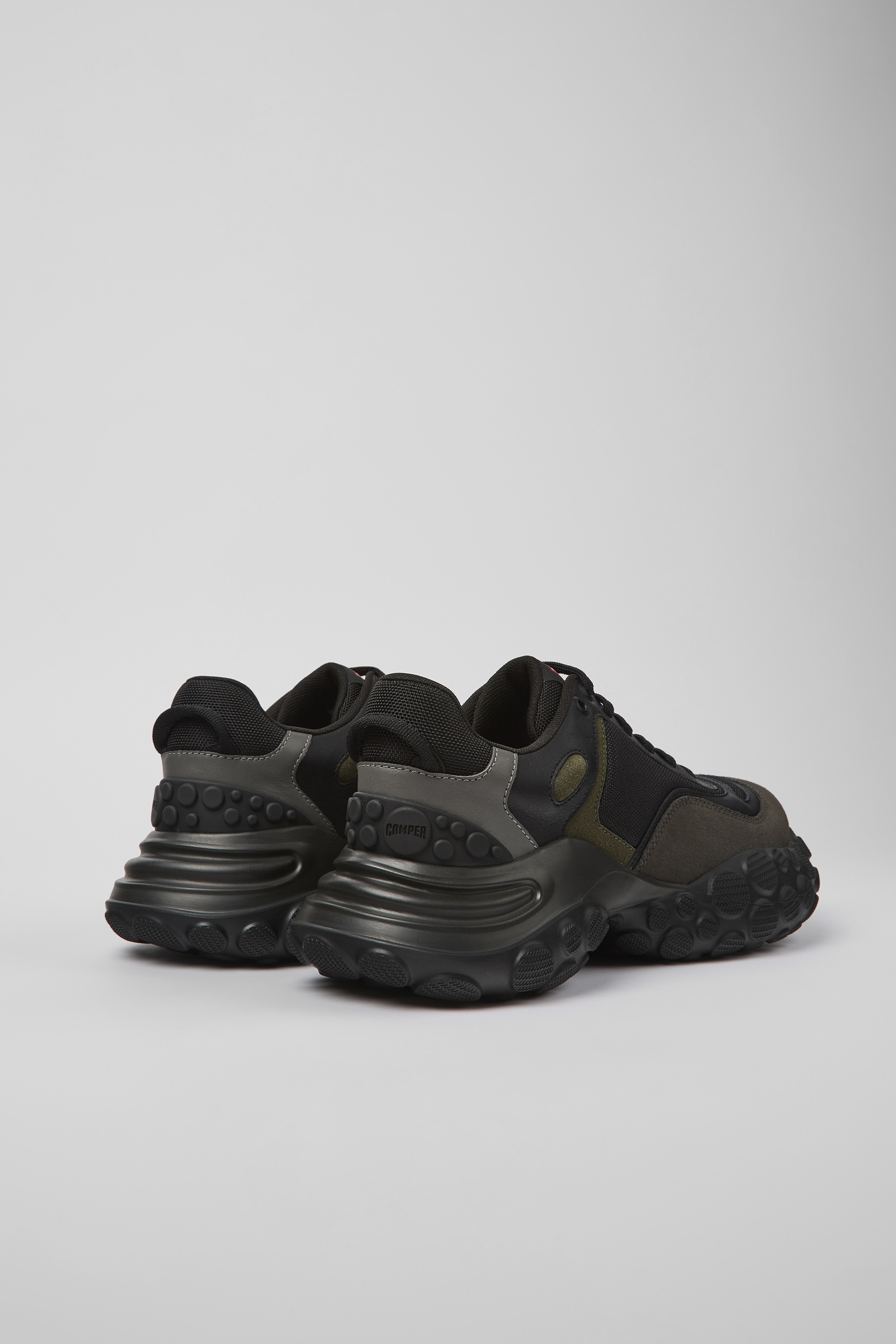 Pelotas Mars - Black textile and nubuck sneakers for men