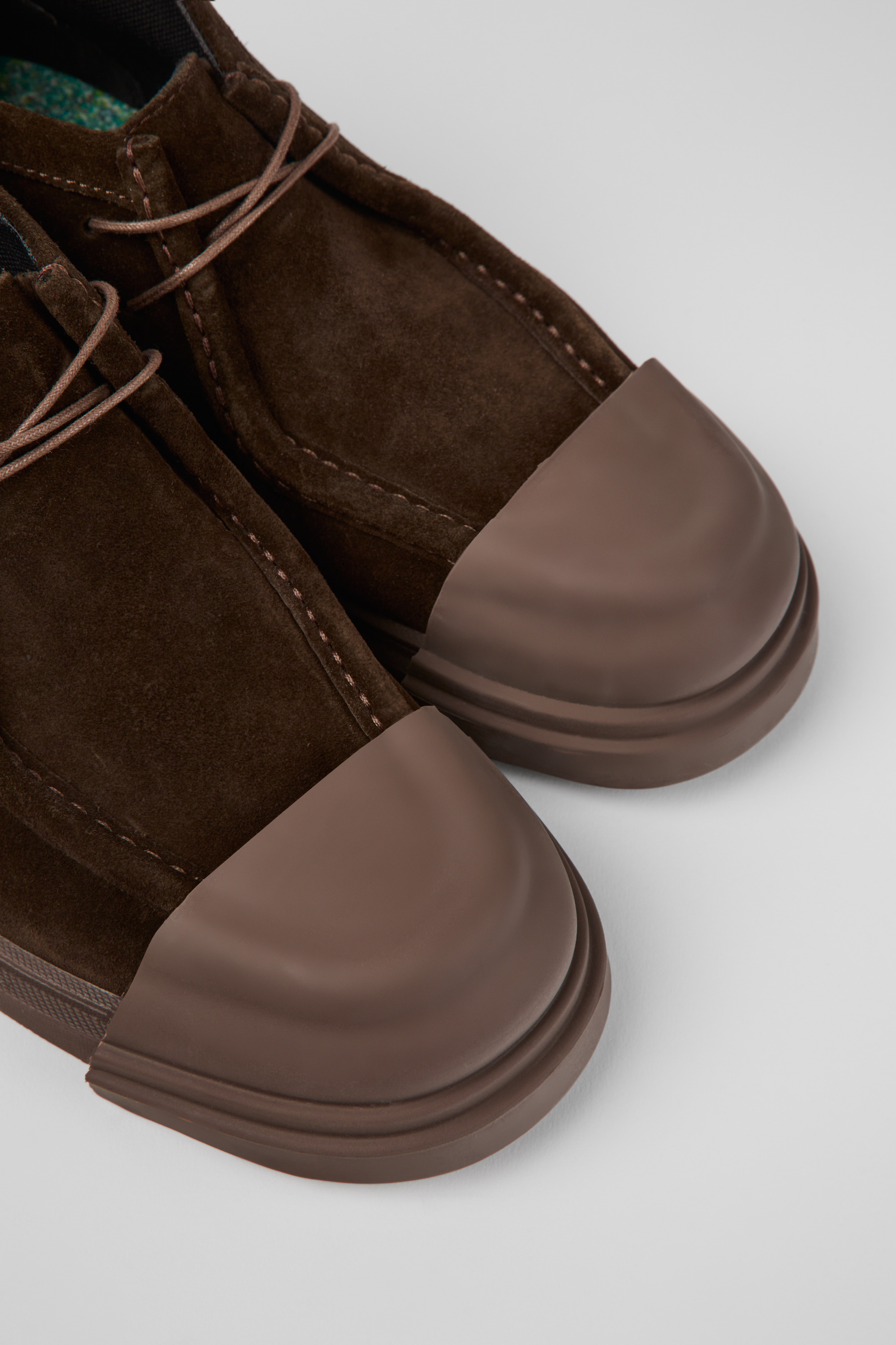 Junction - Brown nubuck shoes for women