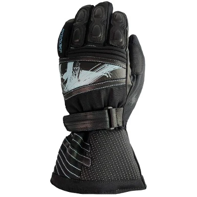 GUANTES RACER SERENA NEGRO / AZUL