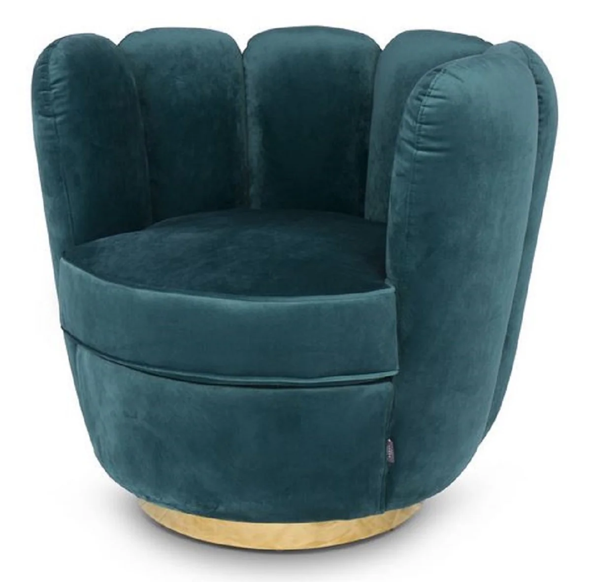 Casa Padrino sill¨®n de terciopelo de dise?o verde 85 x 77 x H. 75 cm - Muebles de Sal¨®n de Dise?o - Colecci¨®n de Lujo