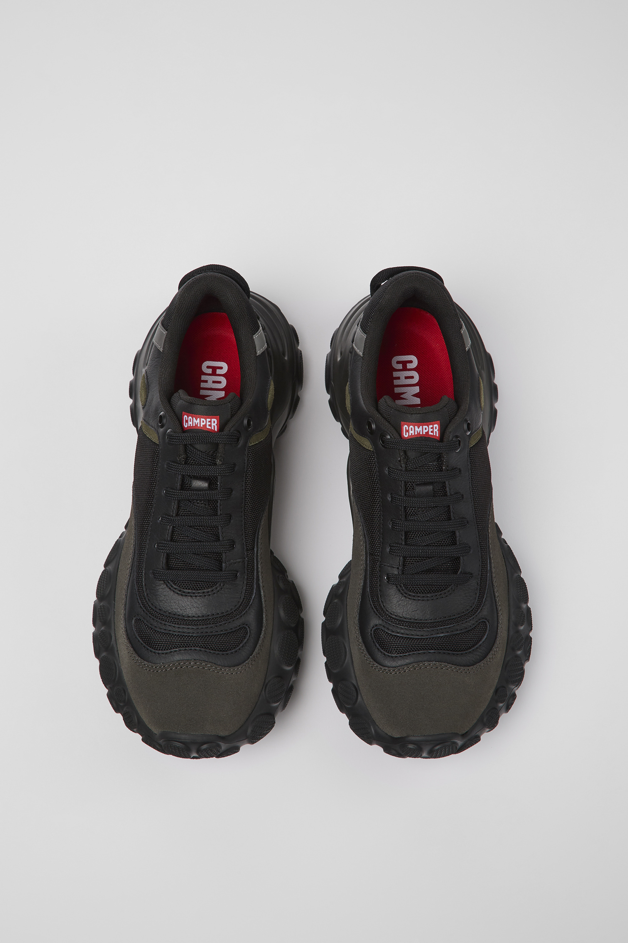 Pelotas Mars - Black textile and nubuck sneakers for men