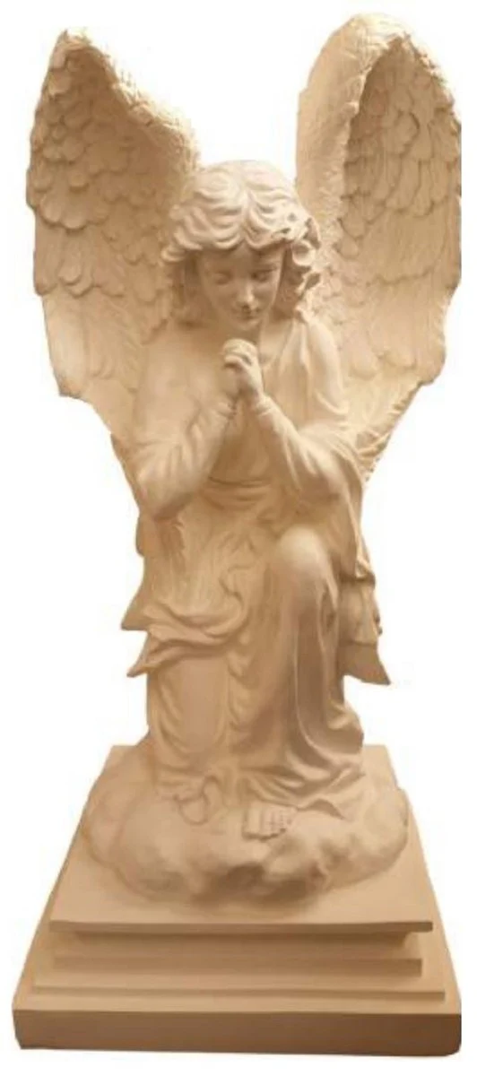 Casa Padrino escultura decorativa Art Nouveau XXL ¨¢ngel beige A. 80 cm - Figura decorativa de jard¨ªn XXL - Accesorios decorativos de jard¨ªn XXL - Decoraci¨®n de Jard¨ªn Barroco y Art Nouveau