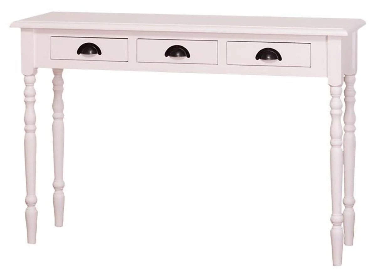 Casa Padrino country style console white 120 x 35 x H. 79 cm - Country Style Furniture