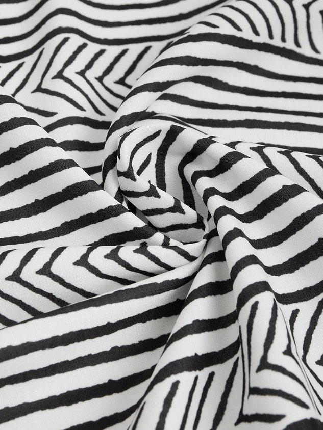 Shirts For Father Retro Striped Chest Pocket Short Sleeve Shirt