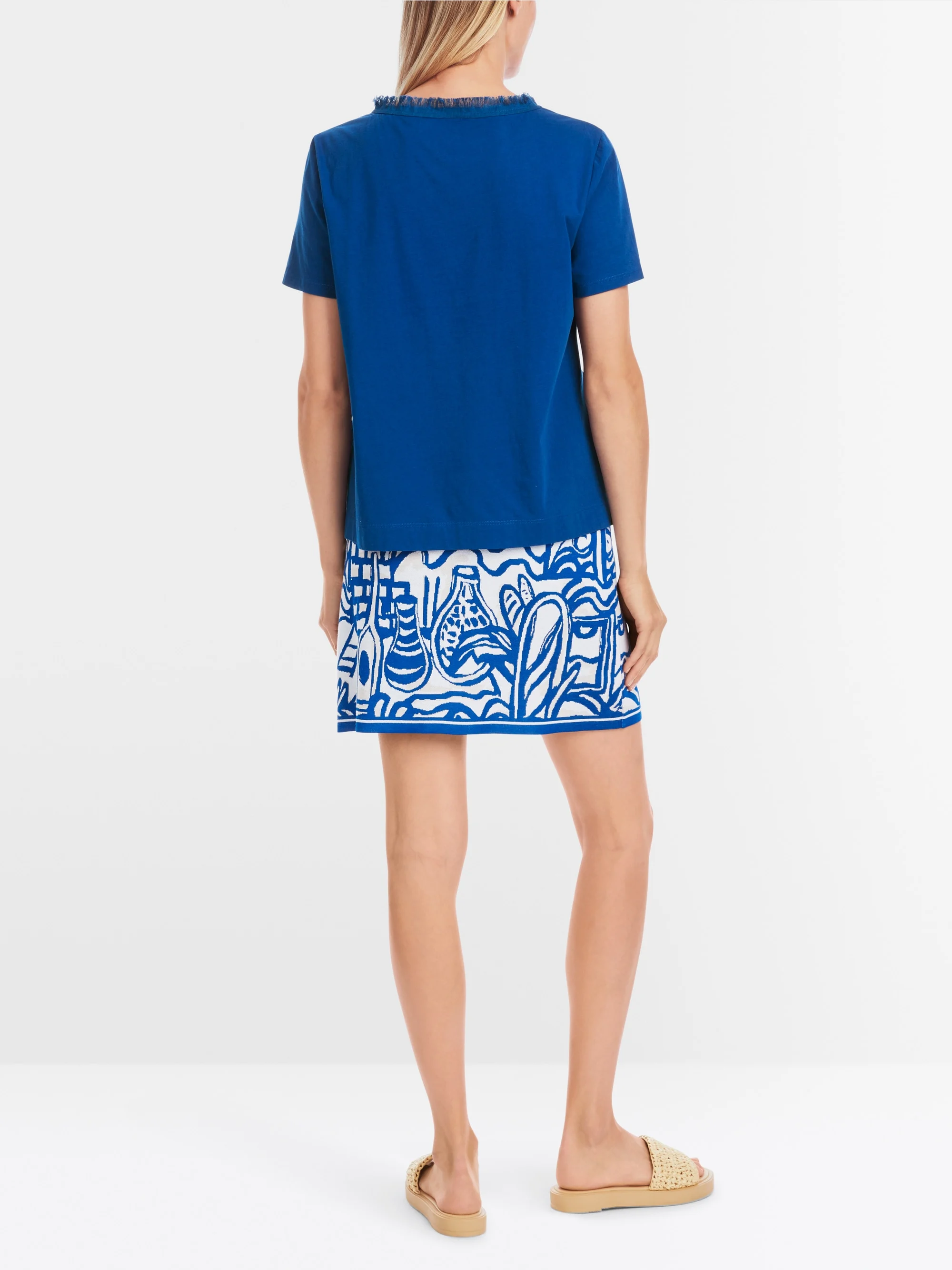 Marc-Cain Airy T-shirt with linen