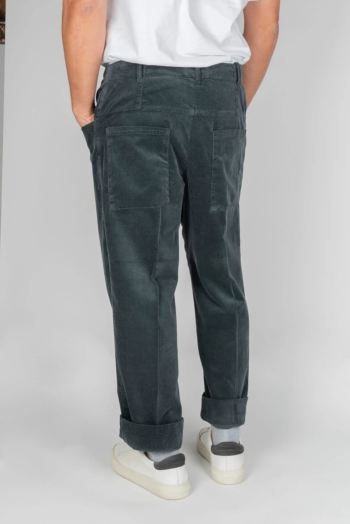 Rivera-spain Pantalón Paul Miranda verde oscuro de pana