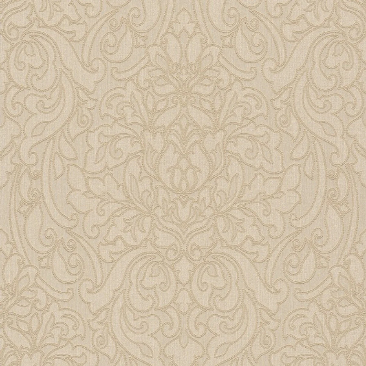 Casa Padrino papel tapiz textil barroco beige / marrón 10,05 x 0,53 m - Accesorios de Decoración