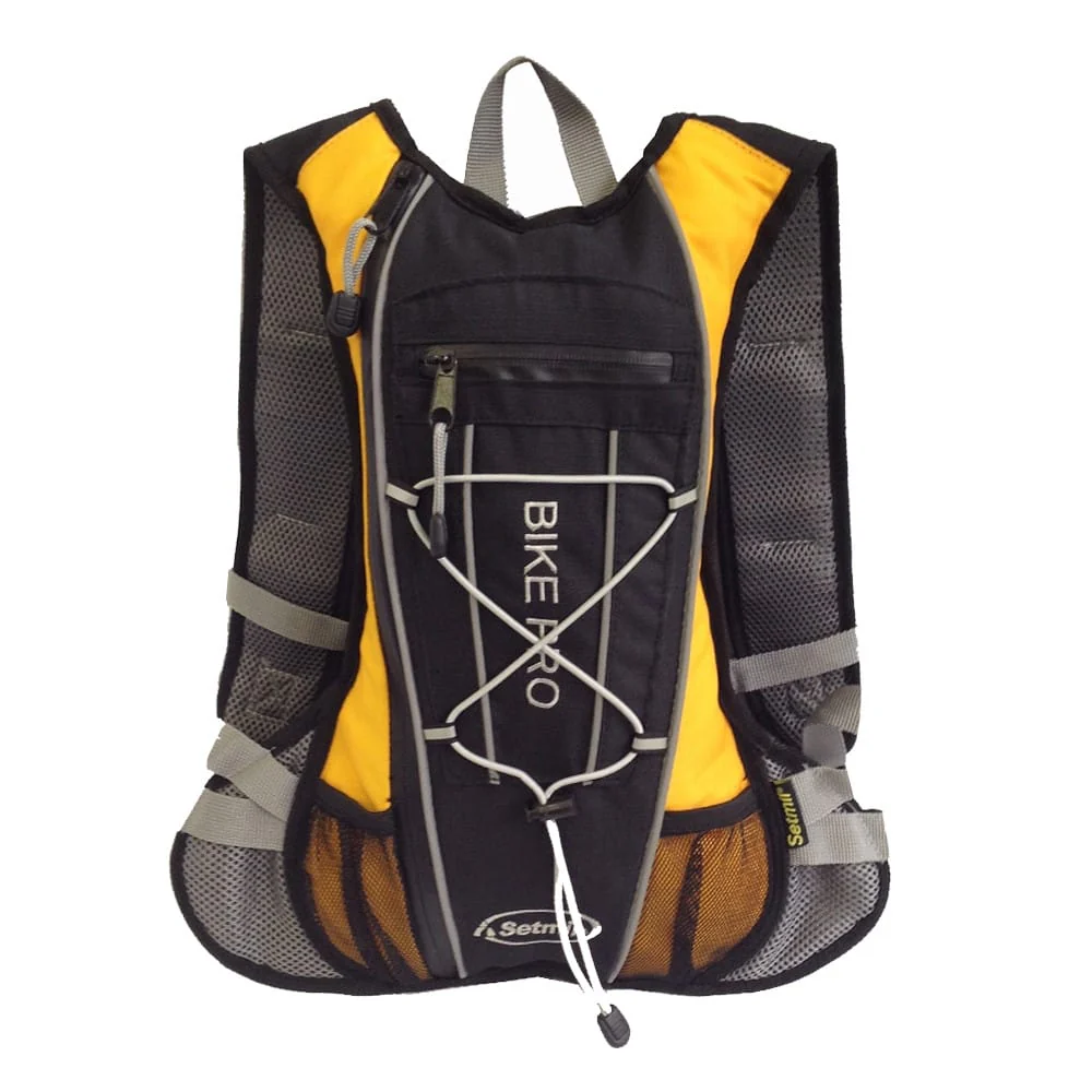Mochila de hidratación Setmil BIKE PRO - amarilla