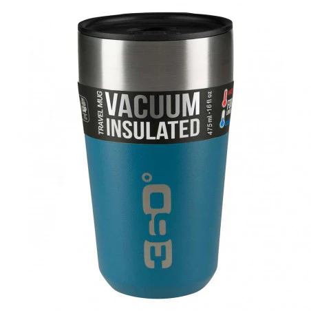 360 Degrees Taza Travel Mug Large azul - Vaso termo